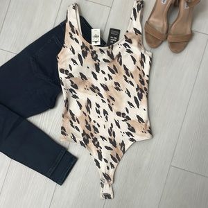 BNWT EXPRESS Leopard Print Bodysuit 🐆